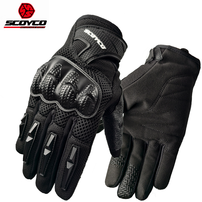 Motorcycle Glove Knuckle - Scoyco-guantes de motociclismo con pantalla táctil,