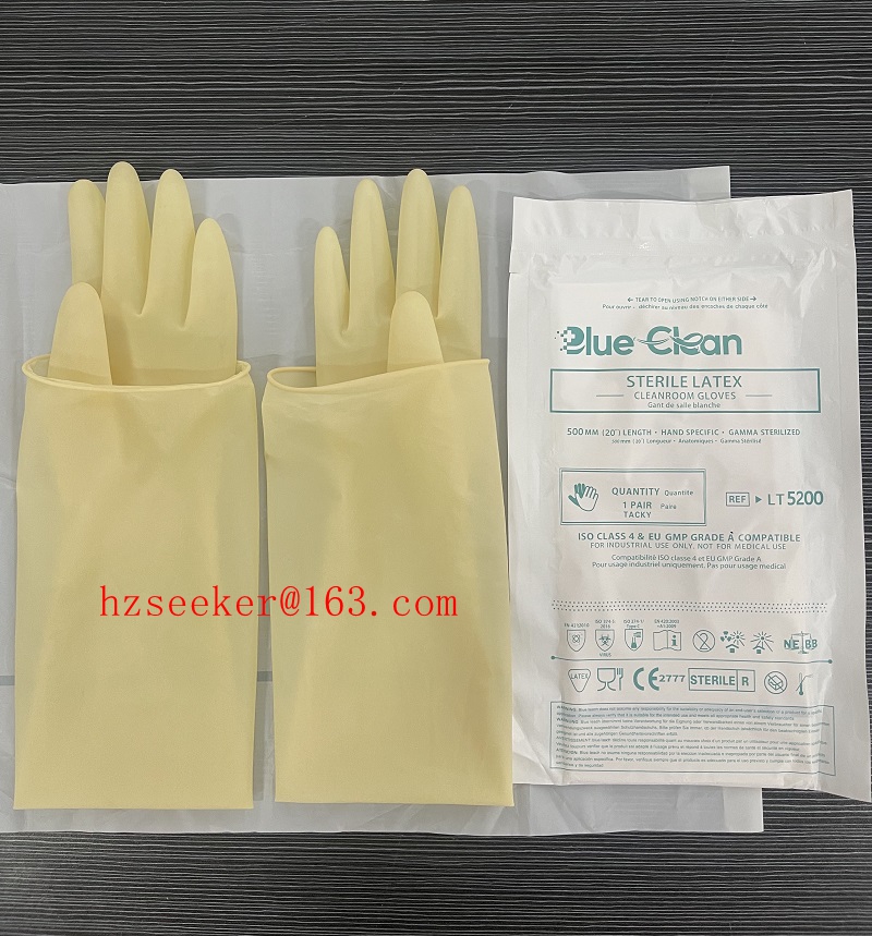 Rubber Glove Cleaning - Guantes de látex para sala limpia