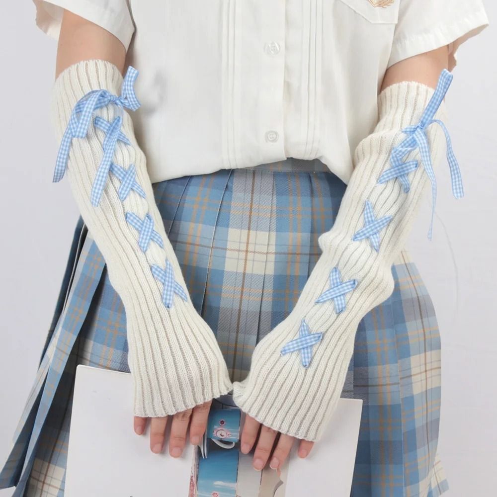 Guantes sin dedos de punto par - Fingerless Glove Knit reseña y precio