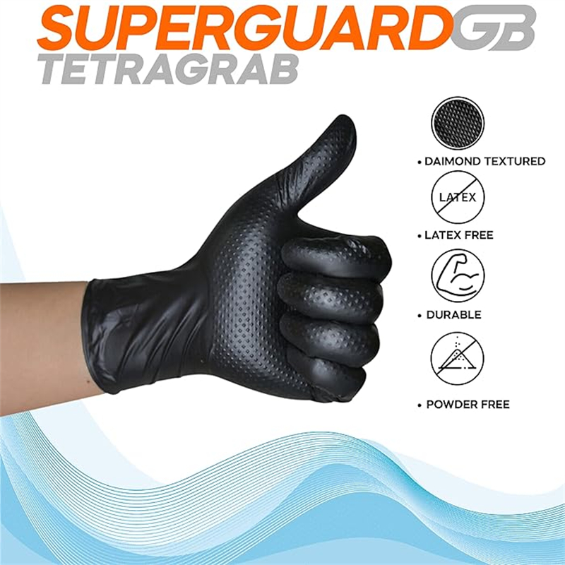 Guantes de nitrilo negros dese - Nitrile Mechanic Glove reseña y precio