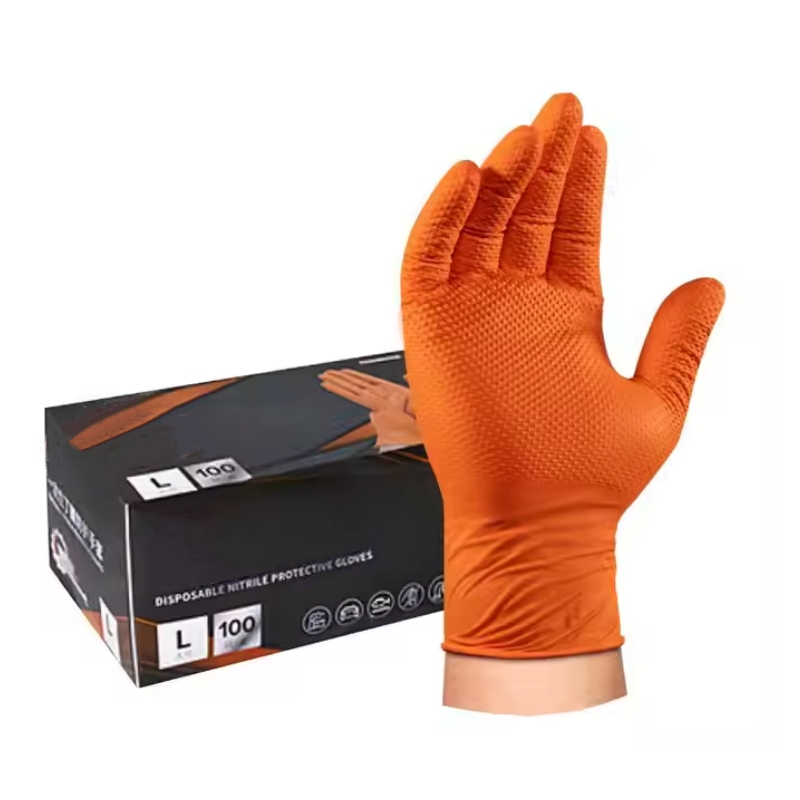Guantes de nitrilo naranja ind - Nitrile Mechanic Glove reseña y precio