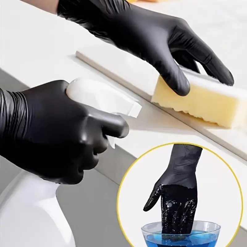 100/50/20PCS Guantes de Nitril - Nitrile Mechanic Glove reseña y precio