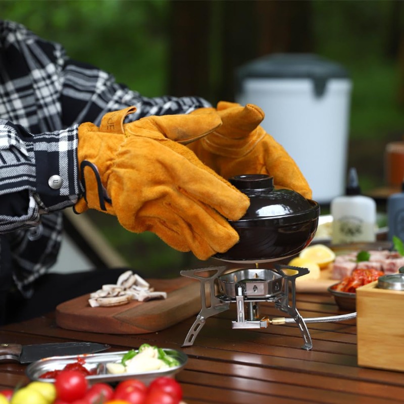 Guantes ignífugos resistentes  - Heat Resistant Glove reseña y precio