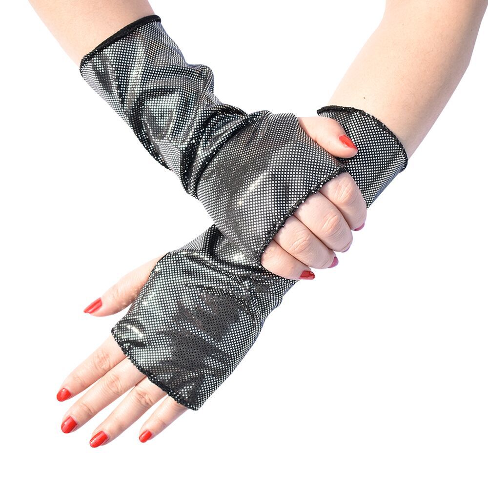 1 Par de Guantes Cortos sin De - Fingerless Glove Knit reseña y precio