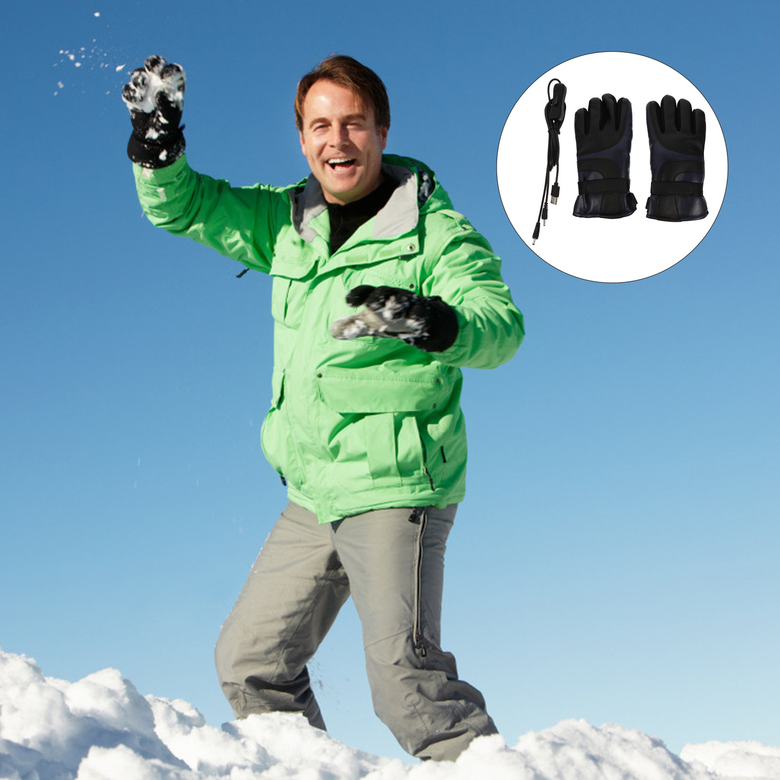 1 Par de Guantes Eléctricos Ca - Winter Glove Insulated reseña y precio
